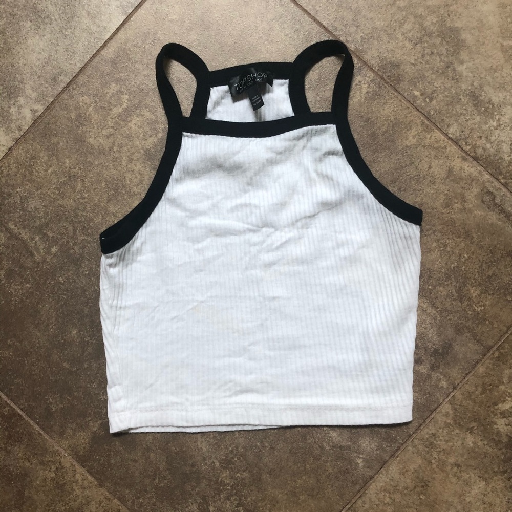 Top shop baseball tank